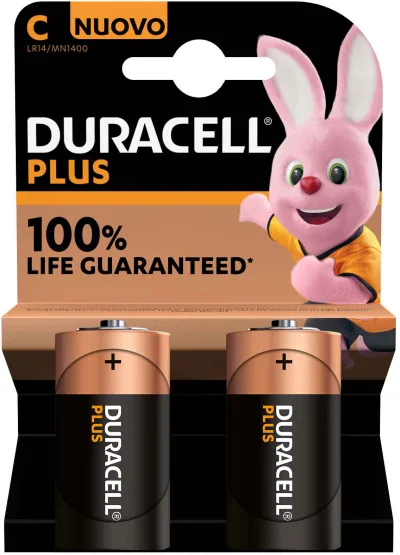 DURACELL PLUS100 C MEZZA TORCI