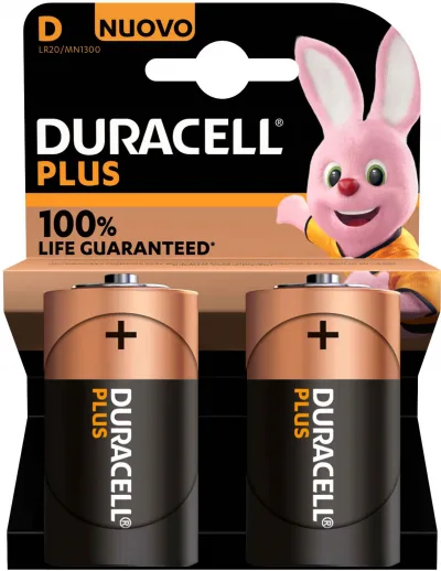 DURACELL PLUS100 D TORCIA