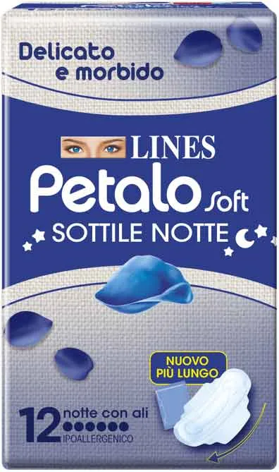 LINES PETALO SOFT NOTTE X12