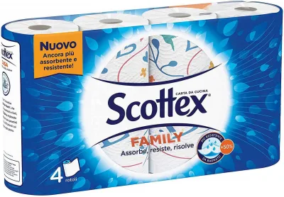 SCOTTEX CARTA CUCINA X4 FAMILY