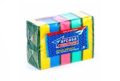 ARCASA SPUGNE PIATTI X5 COLOR.