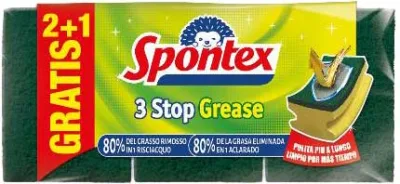 SPONTEX SPUGNE PIATTI X3 SALVA