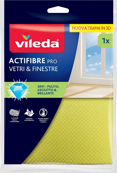 VILEDA PANNO ACTIFIBRE VETRI X