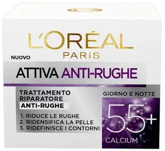 L'OREAL CR.ATTIVA ANTIRUGHE+55
