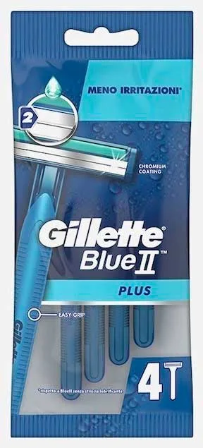 GILLETTE BLU II PLUS X4
