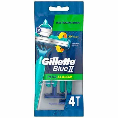 GILLETTE BLU II PLUS SLALOM X4