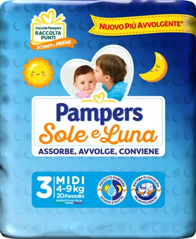 PAMP.SOLE&LUNA 3MIS. MIDI X20