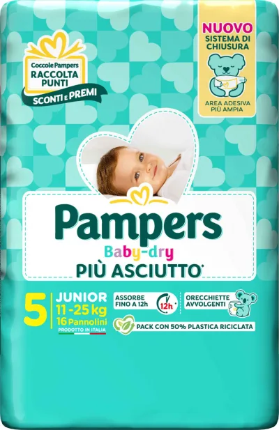 PAMP.BABYDRY X16 JUNIOR