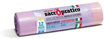 VIROSAC SACCOP.55X65 X12 VIOLA