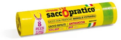 VIROSAC SACCOP.70X80 X8 GIALLO