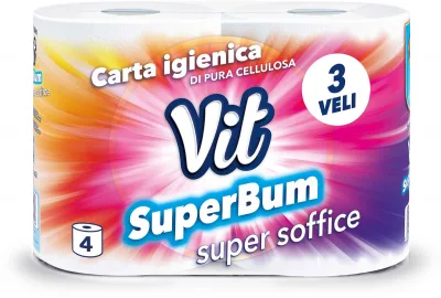 VIT SUPERBUM CARTA IGIENICA X4