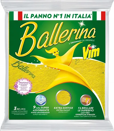 VIM PANNO BALLERINA X3 GIALLO