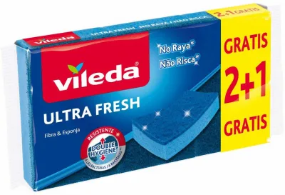 VILEDA SP.PIATTI X3 ULTRA BLU