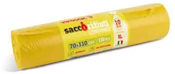 VIROSAC SAC.70X100 10SAC GIALL