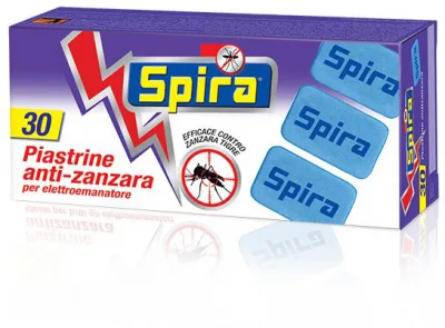 SPIRA PIASTRINE A/ZANZARA X30