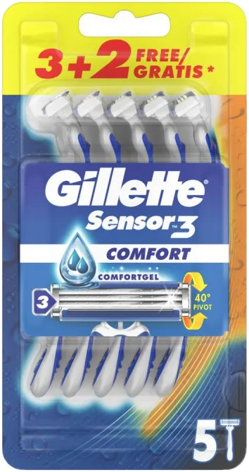 GILLETTE SENSOR 3 3+2 COMFORT