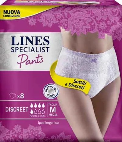 LINES SPECIAL.PANTS DISCR.M X8