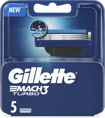 GILLETTE MACH 3 RIC. X5 TURBO