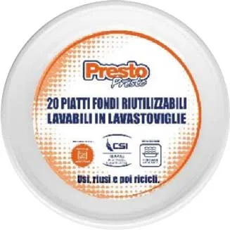 PRESTO PIATTI X20 FONDI RIUTI.
