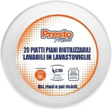 PRESTO PIATTI X20 PIANI RIUTI.