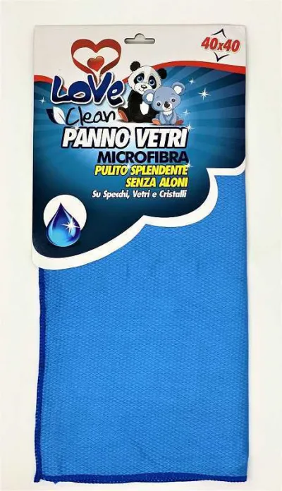LOVE CLEAN PANNO VETRO MICROF.