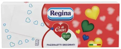 REGINA FAZZOLETTI X10 DI CUORI