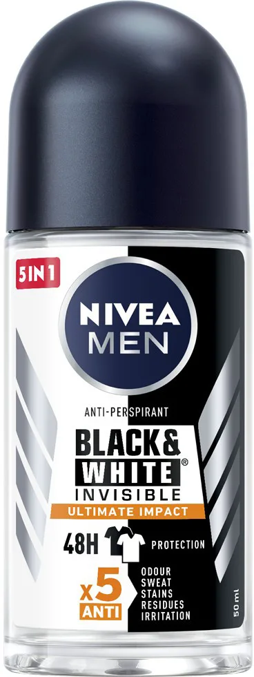 NIVEA D.ROLL-ON ML50 B&W ULTIM