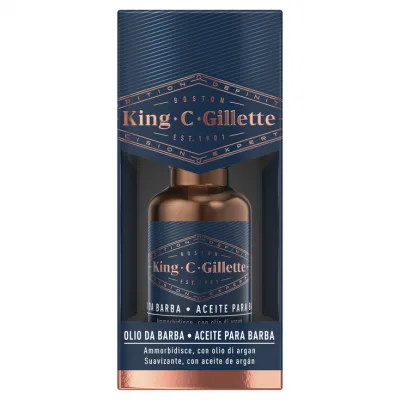 GILLETTE KING C.G.OLIO D/BARBA