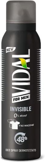 VIDAL DEO SPRAY ML150 INVISIBL
