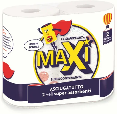 MAXI ASCIUGATUTTO 2 ROT. 2V