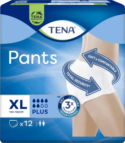 TENA PANTS PLUS X12 EXTRA LARG