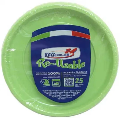 DOPLA PIATTI PIANI X25 VERDE A