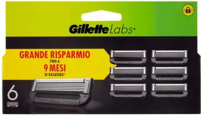 GILLETTE LABS LAME X6