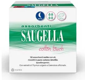 SAUGELLA ASSORBENTI X12 NOTTE