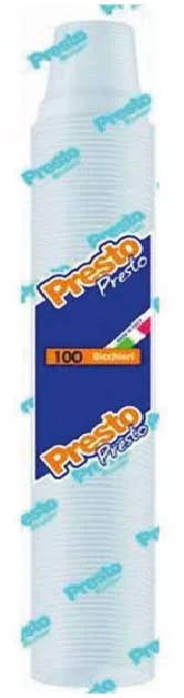 PRESTO BICCH.CAFFE X100 80CC