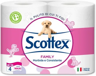 SCOTTEX IGIENICA X4 FAMILY MAX