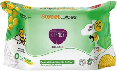 CLENDY SALV.BABY 20PZ LATTE/MI