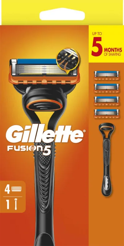 GILLETTE FUSION RASO.MANUAL X4