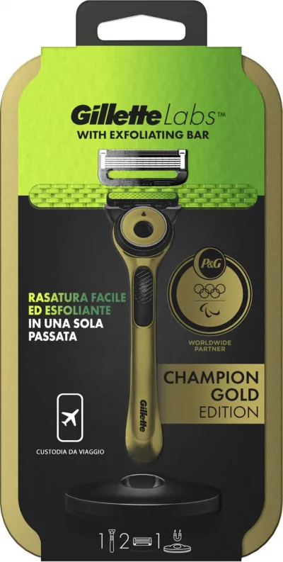 GILLETTE LABS RASOIO 2UP T.GOL
