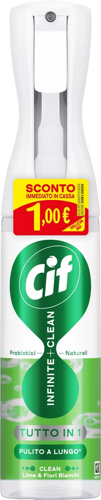CIF INF.CLEAN SPRAY 280ML LIME
