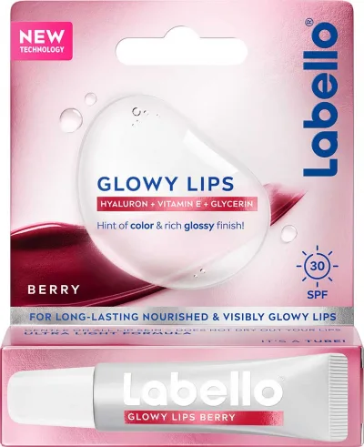 LABELLO GLOWY LIPS 10ML BERRY