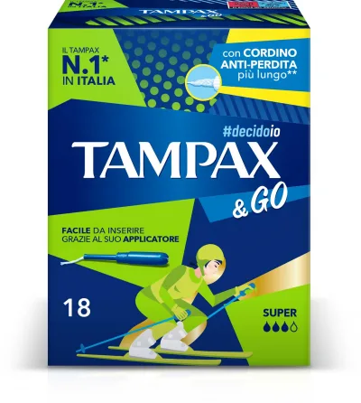 TAMPAX&GO NEW SUPER X18