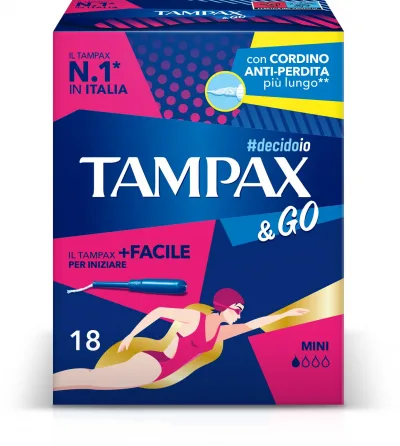 TAMPAX&GO NEW MINI X18