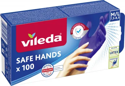 VILEDA GUANTI NITRILE X100 M/G