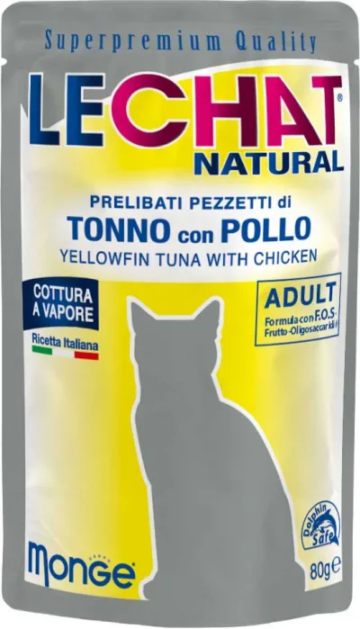 PET LECHAT BS 80GR TONNO/POLLO