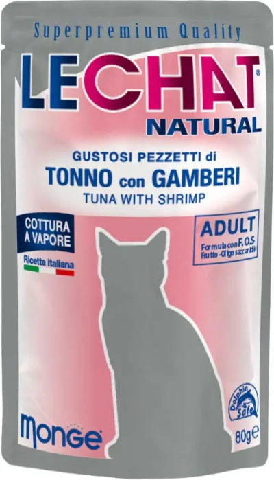 PET LECHAT BS 80GR TONNO/GAMBE
