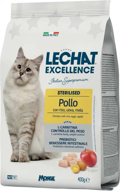 PET LECHAT EXC.SEC.400GR STERI