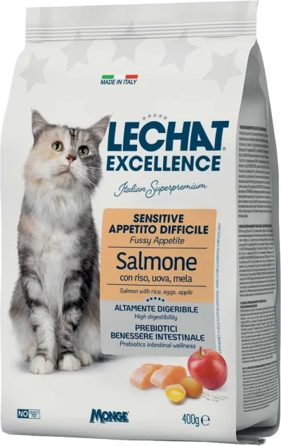 PET LECHAT EXC.SEC.400GR SENSI
