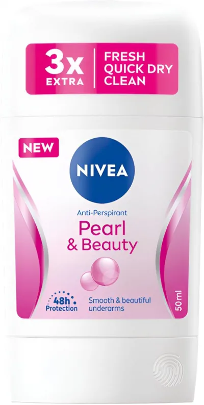 NIVEA D.STICK 50ML PEARL&BEAUT