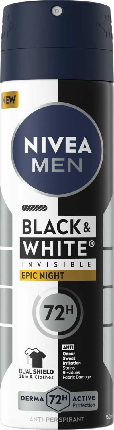 NIVEA D.SPRAY ML150 B&W EPIC N